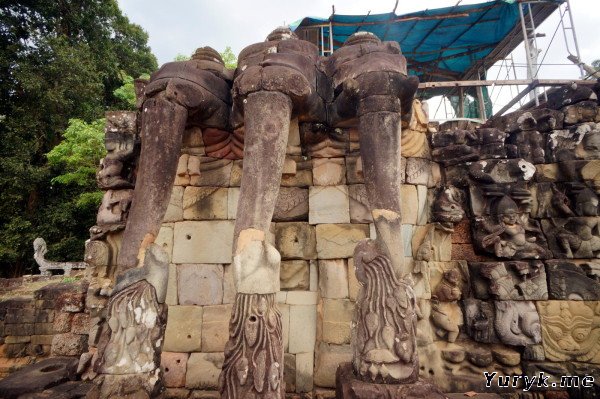 Ангкор Тхом: Терраса Слонов 