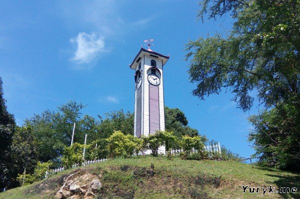 Часовая башня Аткинсона (Atkinson Clock Tower) - вид снизу